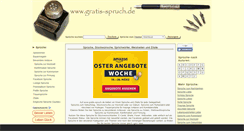 Desktop Screenshot of gratis-spruch.de