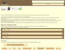 Tablet Screenshot of gratis-spruch.de